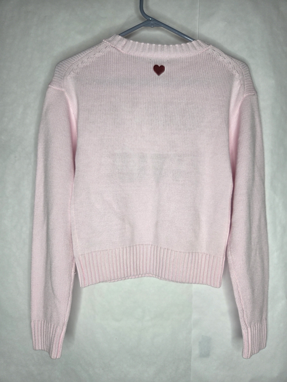 wild fable Light Pink Crewneck Sweater with Red 'DUMP HIM' Text - Picture 4 of 7